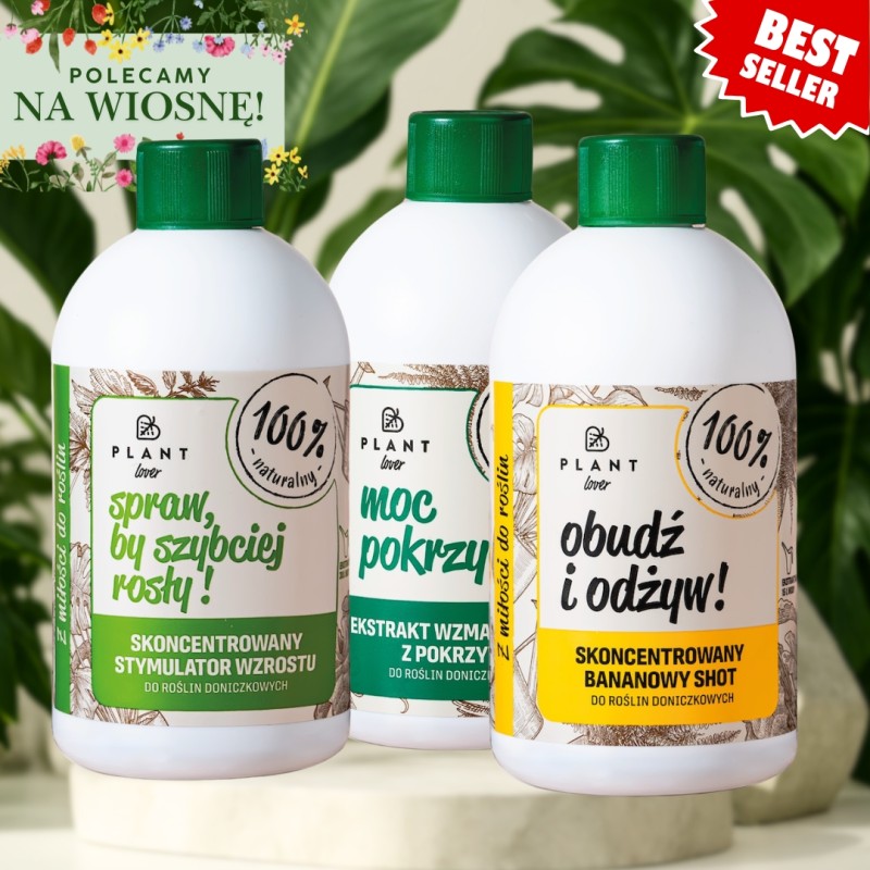 Zestaw Bestsellerów 3 x 500 ml: Spraw, by szybciej rosły + Obudź i odżyw + Moc pokrzywy