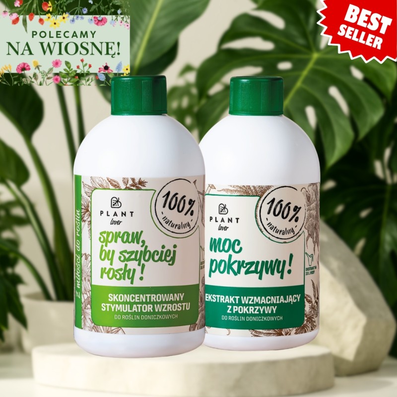 Zestaw: Spraw, by szybciej rosły + Moc pokrzywy - 2 x 500 ml