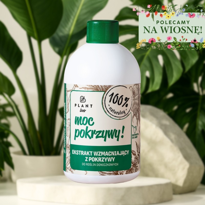 Moc pokrzywy - skoncentrowany nawóz z pokrzywy - 500 ml 
