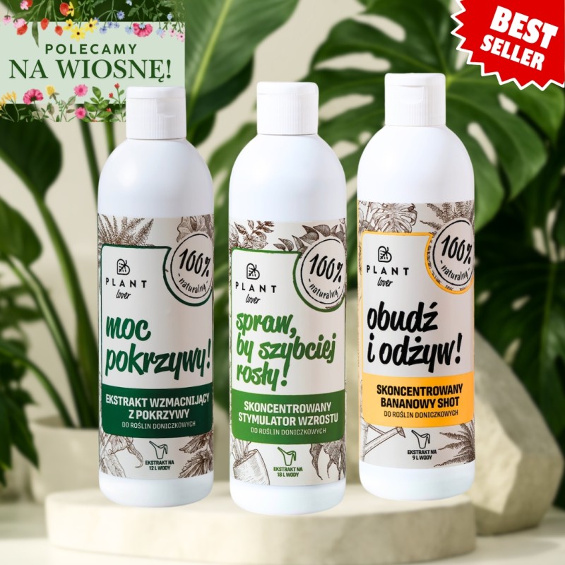 Zestaw Bestsellerów 3 x 300 ml: Spraw, by szybciej rosły + Obudź i odżyw + Moc pokrzywy