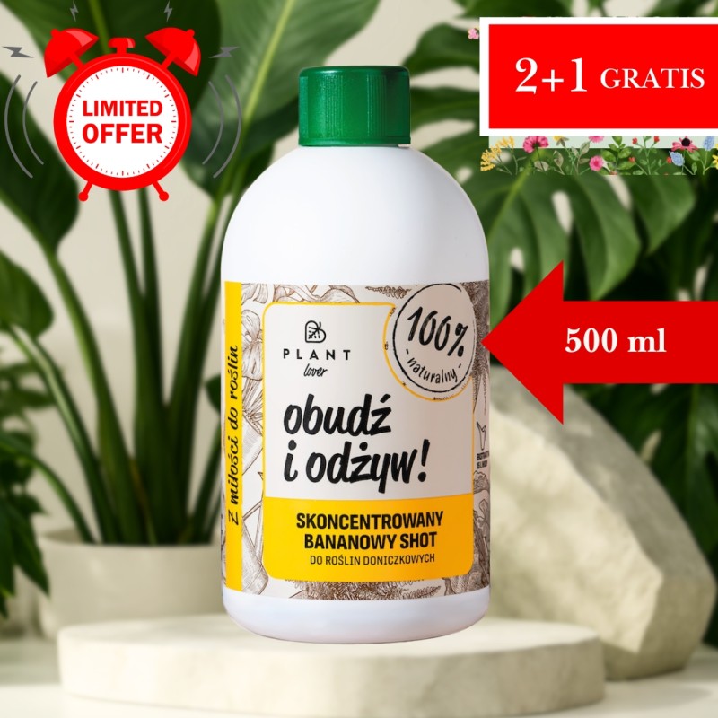 Obudź i odżyw - nawóz z banana - 500 ml