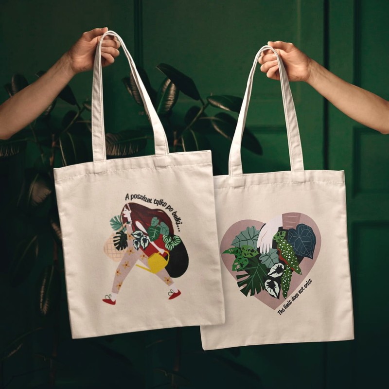 Zestaw: 2 x torba bawełniana