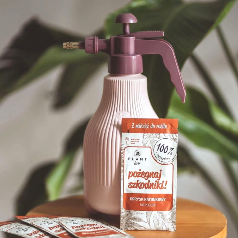 Zestaw na szkodniki: spryskiwacz + 4 x oprysk